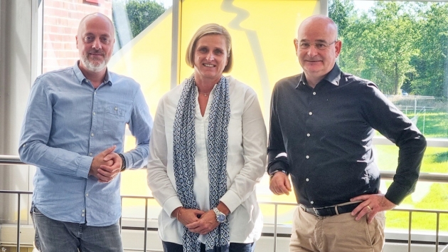 Drei neue Führungskräfte bei Das Futterhaus - Von links: Sven von Saenger, Leitung Eigenmarken, Inga Kober, Leitung Marketing und Dirk Brüggemann, Leitung Franchisemanagement - Quelle: DAS FUTTERHAUS-Franchise GmbH & Co. KG
